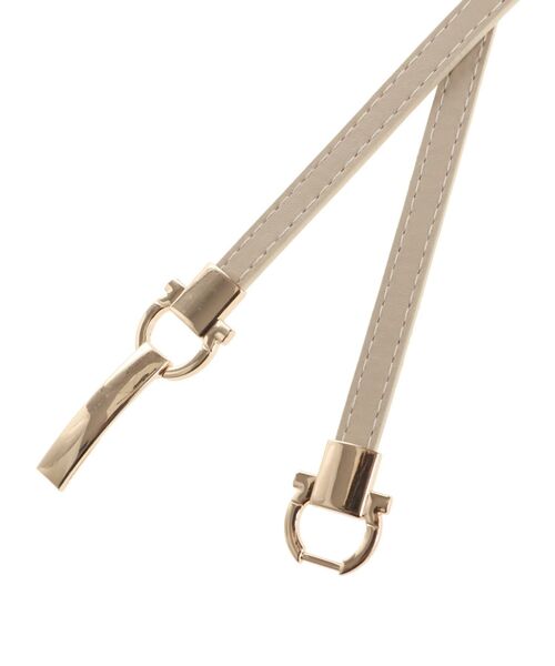 MERCURYDUO（マーキュリーデュオ）の「ロングビット細ベルト（ベルト・レディース・オフホワイト/アイボリー・FREE）」の7枚目の写真