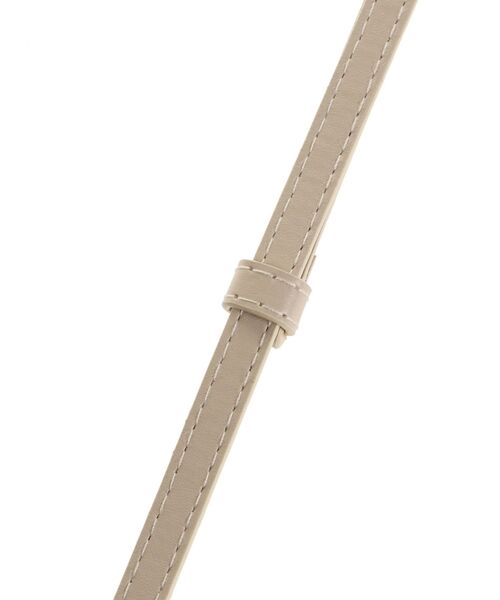 MERCURYDUO（マーキュリーデュオ）の「ロングビット細ベルト（ベルト・レディース・オフホワイト/アイボリー・FREE）」の8枚目の写真