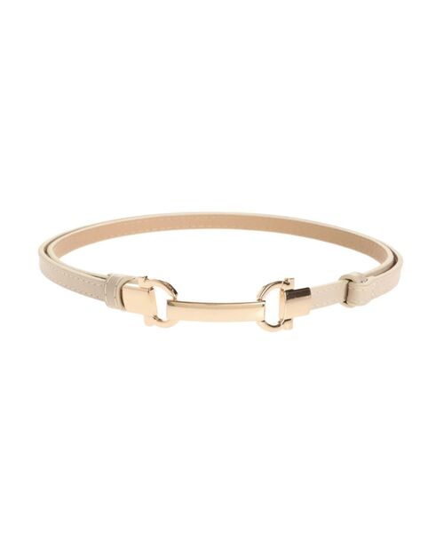 MERCURYDUO（マーキュリーデュオ）の「ロングビット細ベルト（ベルト・レディース・オフホワイト/アイボリー・FREE）」の10枚目の写真