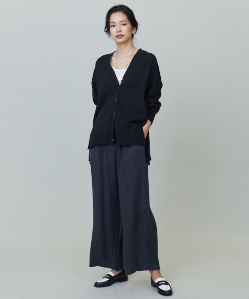 新品未使用　モラビトプルミエ　ボレロカーディガン38 aquagarage ドルマンスリーブボレロカーディガン 夏 スラブ生地