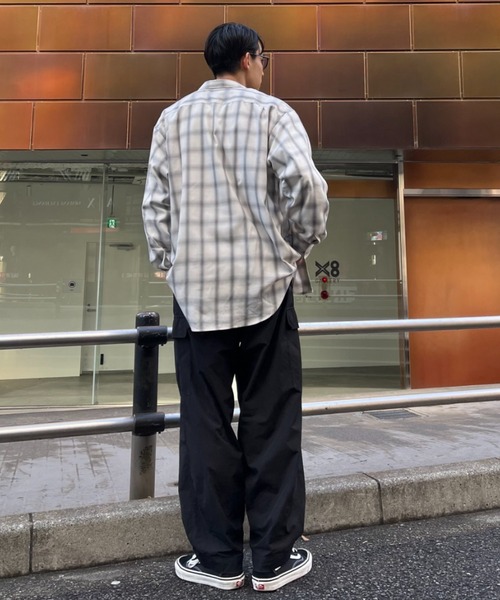 CIAOPANIC（チャオパニック）の「オンブレチェックシャツ（シャツ/ブラウス・レディース・ブラック/ブルー/ホワイト/グリーン/ブラウン/ブラック系その他/グレー・MEDIUM/LARGE）」の15枚目の写真