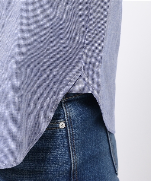 OUTLET（アウトレット）の「【BLOOM&BRANCH】SOスピンOXバイカラーSH（シャツ/ブラウス・レディース・ブルー/ストライプ・36/34）」の8枚目の写真