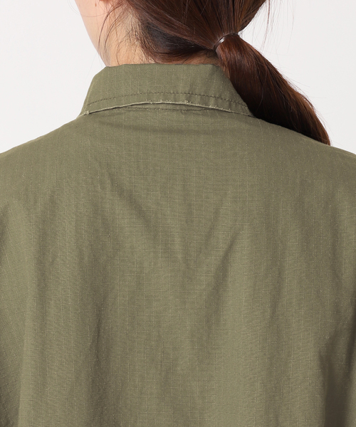 SLOBE IENA（スローブイエナ）の「【ROTHCO/ロスコ】BDSHノースリーブブルゾン（ミリタリージャケット・レディース・カーキ・FREE）」の15枚目の写真