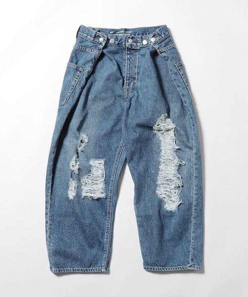 GO TO HOLLYWOOD（ゴートゥーハリウッド）の「GO TO HOLLYWOOD/ゴートゥーハリウッド ヴィンテージ ラップパンツ（デニムパンツ・キッズ・ブルー・130/140）」の15枚目の写真