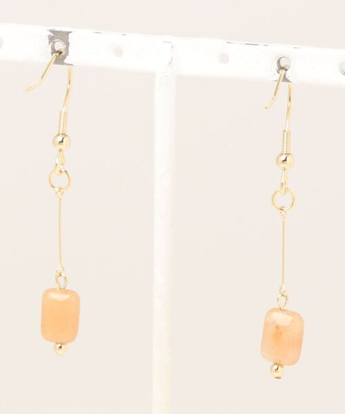 tone(トーン)の「【-lensa-】ガラスビーズでシンプルピアス(MA)(ピアス(両耳用)・レディース・ゴールド・FREE)」の6枚目の写真