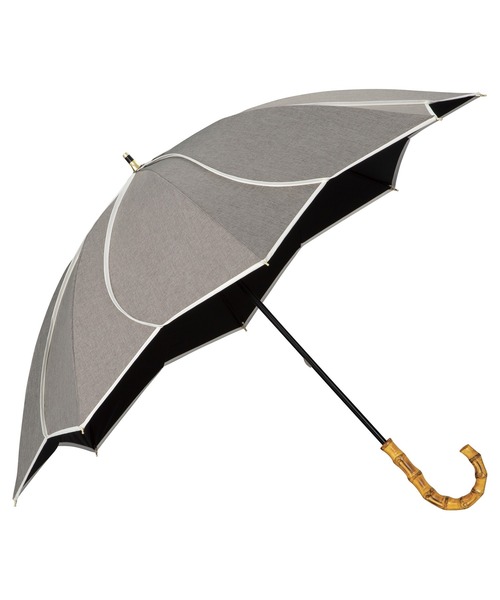 UVO（ウーボ）の「★完全遮光100% 最強の日傘「UVO（ウーボ）」8本骨 長傘 フローラル Wpc.（長傘・レディース・ベージュ/ピンク/ブラック/オフホワイト/ラベンダー/グレー・FREE）」の16枚目の写真