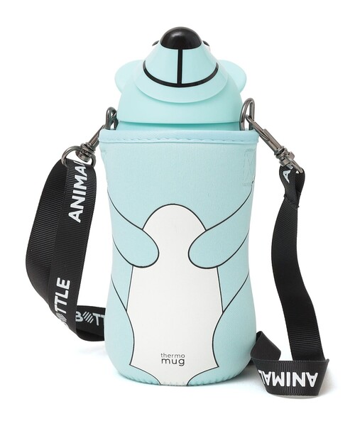 thermo mug(サーモ マグ)の「thermo mug:ANIMAL BOTTLE BEAR(グラス/マグカップ/タンブラー・キッズ・アイボリー/サックスブルー/ラベンダー/ピンク・ONE SIZE)」の7枚目の写真