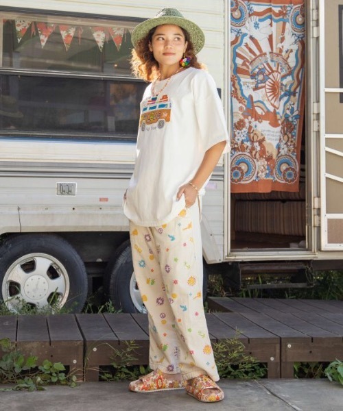 チャイハネ（チャイハネ）の「【チャイハネ】Amina×grn×POP FIRE デニーポMEN'Sパンツ（その他パンツ・メンズ・インディゴブルー/ホワイト・FREE）」の5枚目の写真