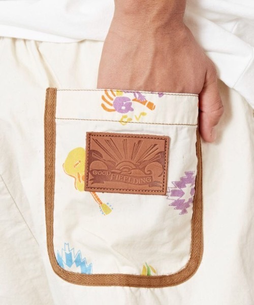 チャイハネ（チャイハネ）の「【チャイハネ】Amina×grn×POP FIRE デニーポMEN'Sパンツ（その他パンツ・メンズ・インディゴブルー/ホワイト・FREE）」の10枚目の写真