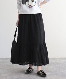 fredy emue | 【fredy emue/フレディエミュ】コットンレースティアードスカート(スカート)