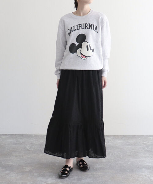 fredy emue（フレディエミュ）の「【fredy emue/フレディエミュ】コットンレースティアードスカート（スカート・レディース・ブラック/レッド/オフホワイト・36/38）」の10枚目の写真