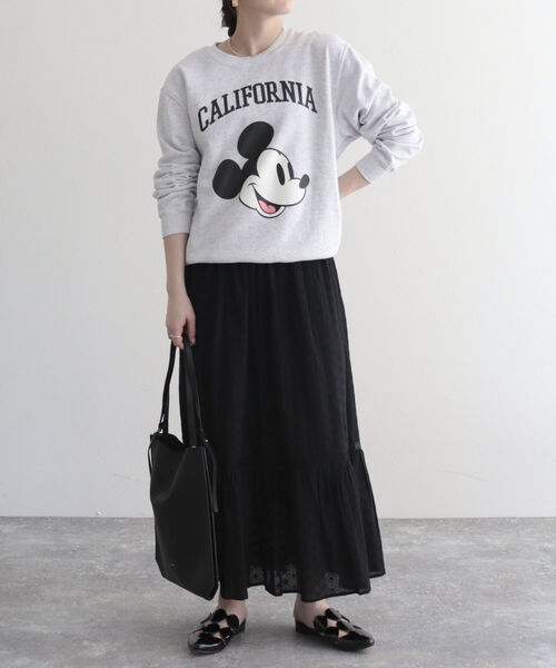 fredy emue（フレディエミュ）の「【fredy emue/フレディエミュ】コットンレースティアードスカート（スカート・レディース・ブラック/レッド/オフホワイト・36/38）」の12枚目の写真