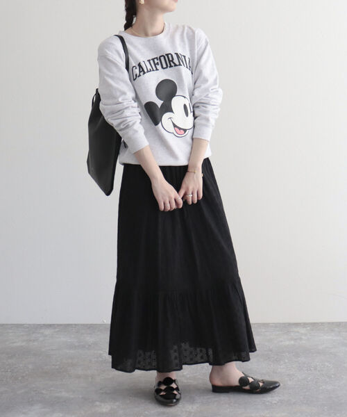 fredy emue（フレディエミュ）の「【fredy emue/フレディエミュ】コットンレースティアードスカート（スカート・レディース・ブラック/レッド/オフホワイト・36/38）」の13枚目の写真