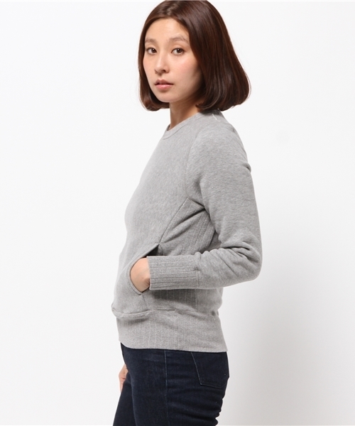 OUTLET（アウトレット）の「【BLOOM&BRANCH】スウェットクルーL（Tシャツ/カットソー・レディース・グレー・1）」の6枚目の写真
