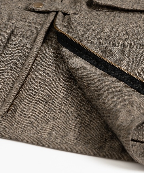 MUHET(ミュエータ)の「フィッシングベスト(ベスト・レディース・ベージュ/その他/チャコールグレー・X-LARGE/MEDIUM)」の13枚目の写真