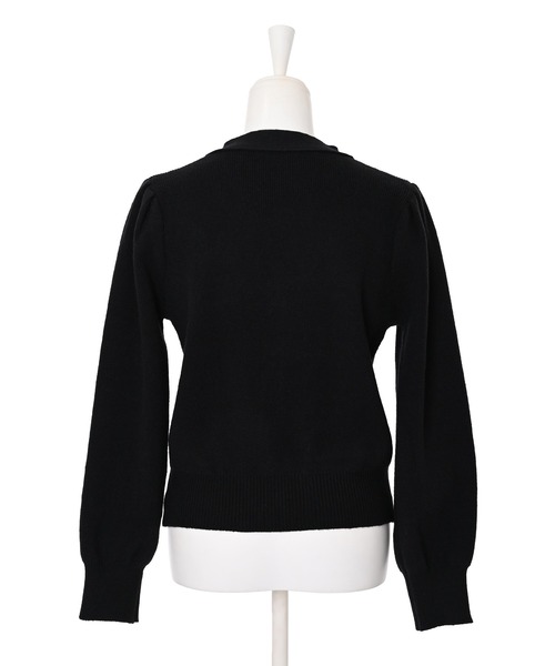 Narcissus(ナルシス)の「【Narcissus】ハートカーディガン(カーディガン/ボレロ・レディース・ブラック/ラベンダー・FREE)」の8枚目の写真