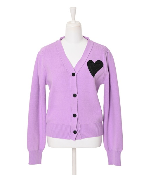 Narcissus(ナルシス)の「【Narcissus】ハートカーディガン(カーディガン/ボレロ・レディース・ブラック/ラベンダー・FREE)」の9枚目の写真