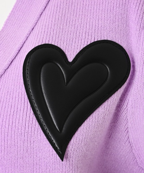Narcissus(ナルシス)の「【Narcissus】ハートカーディガン(カーディガン/ボレロ・レディース・ブラック/ラベンダー・FREE)」の11枚目の写真