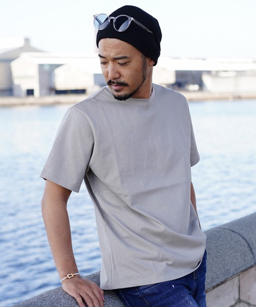 adamsJUGGLER(アダムスジャグラー)の「OEジャージーSSティー(Tシャツ/カットソー・メンズ・レッド/ベージュ/グレー/ブラック/ホワイト/パープル/ターコイズブルー/ネイビー・XL/L/M)」の12枚目の写真