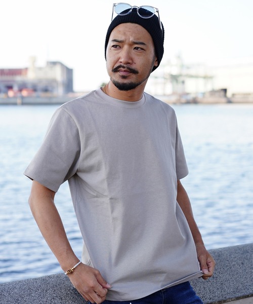 adamsJUGGLER(アダムスジャグラー)の「OEジャージーSSティー(Tシャツ/カットソー・メンズ・レッド/ベージュ/グレー/ブラック/ホワイト/パープル/ターコイズブルー/ネイビー・XL/L/M)」の14枚目の写真