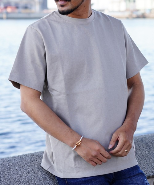 adamsJUGGLER(アダムスジャグラー)の「OEジャージーSSティー(Tシャツ/カットソー・メンズ・レッド/ベージュ/グレー/ブラック/ホワイト/パープル/ターコイズブルー/ネイビー・XL/L/M)」の15枚目の写真