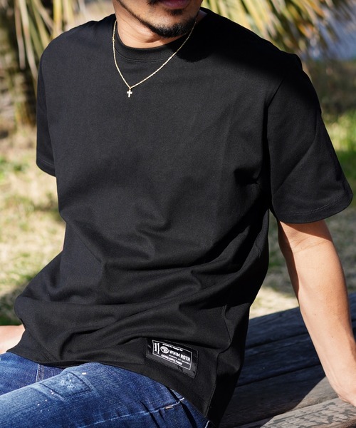 adamsJUGGLER(アダムスジャグラー)の「OEジャージーSSティー(Tシャツ/カットソー・メンズ・レッド/ベージュ/グレー/ブラック/ホワイト/パープル/ターコイズブルー/ネイビー・XL/L/M)」の11枚目の写真