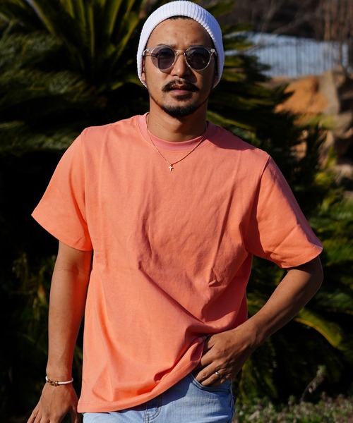 adamsJUGGLER(アダムスジャグラー)の「OEジャージーSSティー(Tシャツ/カットソー・メンズ・レッド/ベージュ/グレー/ブラック/ホワイト/パープル/ターコイズブルー/ネイビー・XL/L/M)」の17枚目の写真