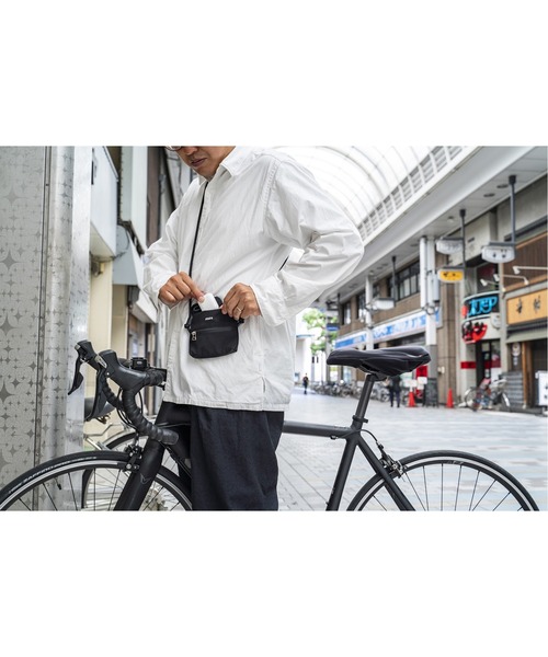 GLOBAL FORME CONCRETE(グローバルフォルムコンクリート)の「【stairs】SUSTAINA 01 ネックポーチ スマホショルダー(ショルダーバッグ・メンズ・ベージュ/ブラウン/グレイッシュブルー/ブラック・FREE)」の10枚目の写真
