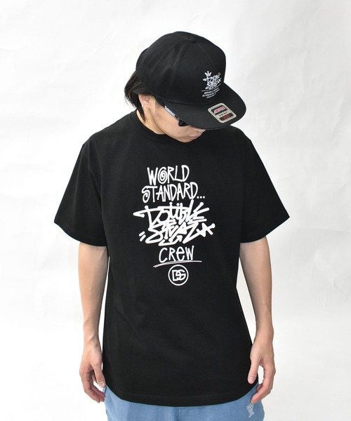 DOUBLE STEAL(ダブルスティール)の「DSタギング ヘビーウェイトTシャツ(Tシャツ/カットソー・メンズ・ホワイト/ライトブルー/ブラック/アーミー・MEDIUM/LARGE/X-LARGE/XX-LARGE)」の5枚目の写真