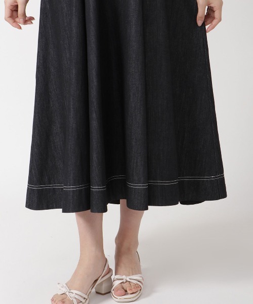 WILLSELECTION（ウィルセレクション）の「ピンタックデニムワンピース（ワンピース・レディース・ブラック/ネイビー・MEDIUM）」の13枚目の写真