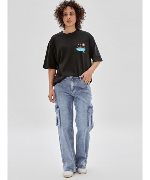 Guess(ゲス)の「GUESS Originals Earth Day Garden Tee(Tシャツ/カットソー・メンズ・ブラック・SMALL/MEDIUM/LARGE/X-LARGE)」の4枚目の写真