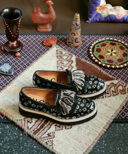 JUCO.（ジュコ）の「ドラマチックローファー　-LADIES & MENS-（ローファー・レディース・ブラック・24.5cm/25.0cm/23.0cm/23.5cm/27.5cm/25.5cm/24.0cm/26.5cm）」の4枚目の写真