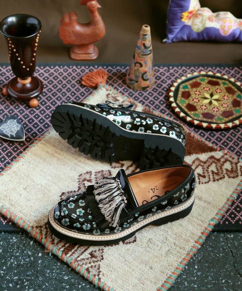 JUCO.（ジュコ）の「ドラマチックローファー　-LADIES & MENS-（ローファー・レディース・ブラック・24.5cm/25.0cm/23.0cm/23.5cm/27.5cm/25.5cm/24.0cm/26.5cm）」の6枚目の写真