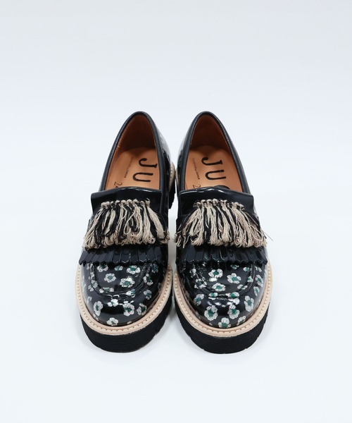 JUCO.（ジュコ）の「ドラマチックローファー　-LADIES & MENS-（ローファー・レディース・ブラック・24.5cm/25.0cm/23.0cm/23.5cm/27.5cm/25.5cm/24.0cm/26.5cm）」の8枚目の写真