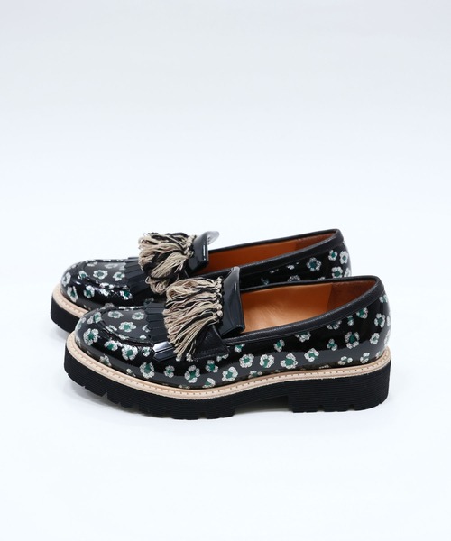 JUCO.（ジュコ）の「ドラマチックローファー　-LADIES & MENS-（ローファー・レディース・ブラック・24.5cm/25.0cm/23.0cm/23.5cm/27.5cm/25.5cm/24.0cm/26.5cm）」の9枚目の写真