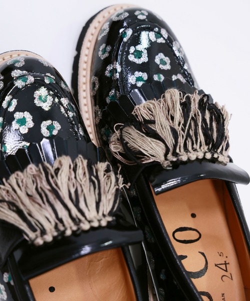 JUCO.（ジュコ）の「ドラマチックローファー　-LADIES & MENS-（ローファー・レディース・ブラック・24.5cm/25.0cm/23.0cm/23.5cm/27.5cm/25.5cm/24.0cm/26.5cm）」の13枚目の写真