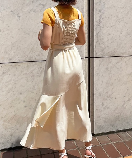 Cheek（チーク）の「イレヘムティアードジャンスカ（ジャンパースカート・レディース・チャコールグレー/ブラック/アイボリー・SMALL/MEDIUM）」の13枚目の写真