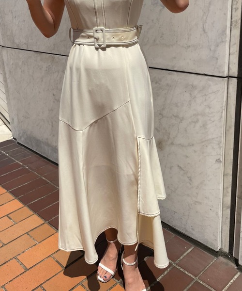 Cheek（チーク）の「イレヘムティアードジャンスカ（ジャンパースカート・レディース・チャコールグレー/ブラック/アイボリー・SMALL/MEDIUM）」の15枚目の写真