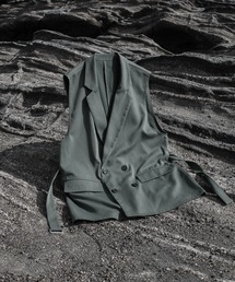 selle glant | BELTED DOUBLE GILET/ベルテッドダブルジレ(ベスト)