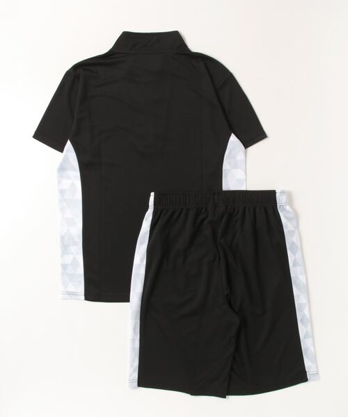 FILA ハーフパンツ　グレー　長袖　ポロシャツ　サイズXL セットアップ FILA フィラ セットアップ メンズ 上下 半袖 汗吸速乾 Tシャツ