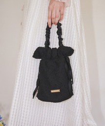 MIRO AMURETTE | dot tulle drawstring bag/ドットチュールハンドバッグ(ハンドバッグ)