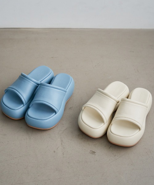 Kastane（カスタネ）の「【新色追加】ボリュームソールシューズ（サンダル・レディース・アイボリー/スカイブルー/ブラック・36/37/38）」の15枚目の写真