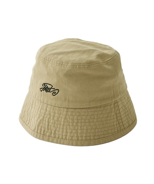 WHO'S WHO gallery(フーズフーギャラリー)の「COOPER FACT刺繍ロゴバケハ(ハット・レディース・ブラック/ベージュ・FREE)」の2枚目の写真