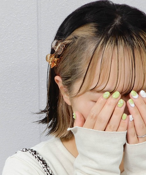 minia（ミニア）の「ミニバンスセット（バレッタ/ヘアクリップ・レディース・パープル/オレンジ/ブラウン/ブルー・FREE）」の2枚目の写真