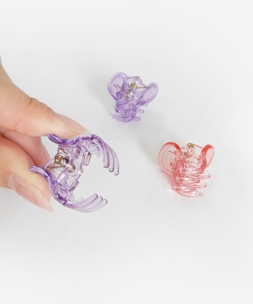 minia（ミニア）の「ミニバンスセット（バレッタ/ヘアクリップ・レディース・パープル/オレンジ/ブラウン/ブルー・FREE）」の15枚目の写真