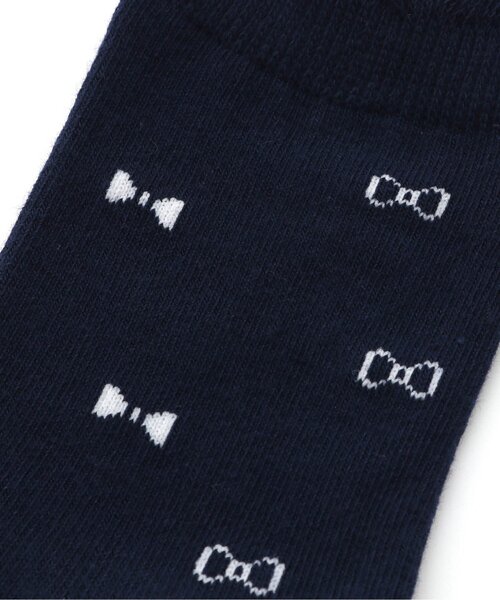 【新品現品】LIS CALLA “My Diary”ソックス　靴下 リボン　総柄 LIS CALLA｜“My Diary”花柄リボンソックス（ブラック） - メルカリ