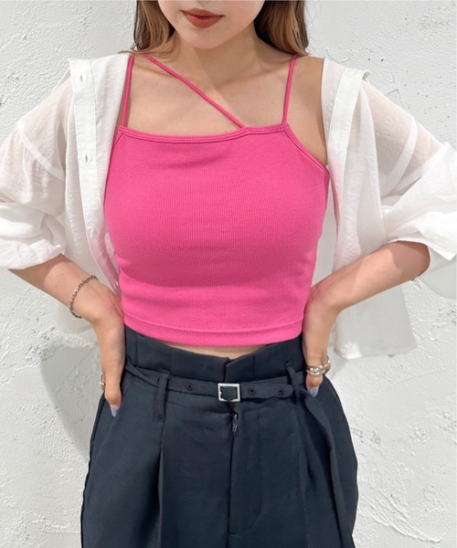 カップ付き変形クロップドキャミソール【ZOZOTOWN限定アイテム