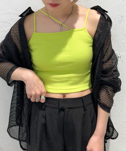 カップ付き変形クロップドキャミソール【ZOZOTOWN限定アイテム