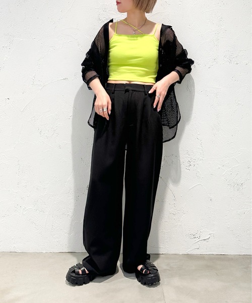 カップ付き変形クロップドキャミソール【ZOZOTOWN限定アイテム