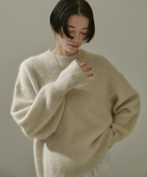 【雑誌掲載・新色追加】フォックスウールクルーネックニットプルオーバー